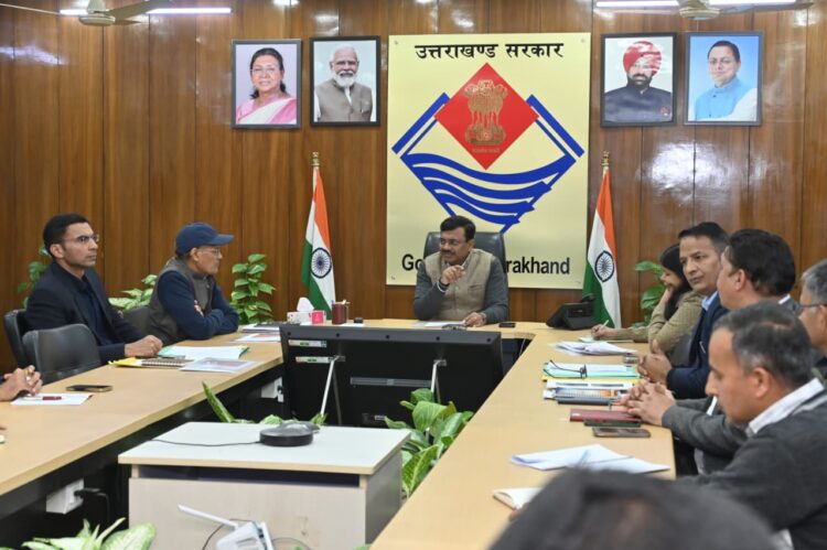  भू अभिलेखों से सम्बन्धित सभी पोर्टल शीघ्र से शीघ्र शुरू किए जाएं: मुख्य सचिव  