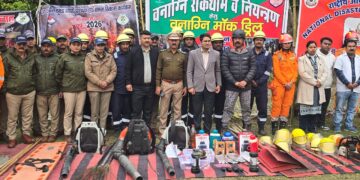 Forest Fire Mock Drill in Thano Range