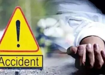Tragic road accident on Sunday evening