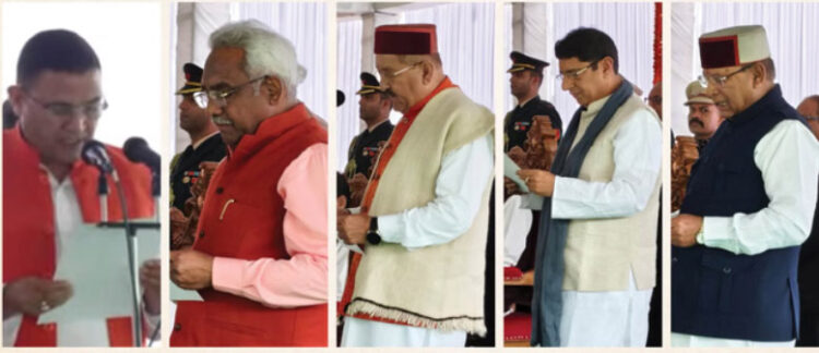 Five new ministers inducted into the state government