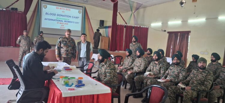 Blood Donation and Health Check-up Camp Organised on International Women’s Day